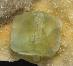 Fluorite with Quartz. 