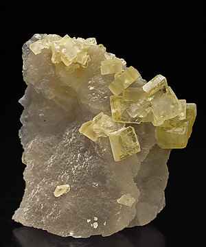 Fluorite with Baryte. 