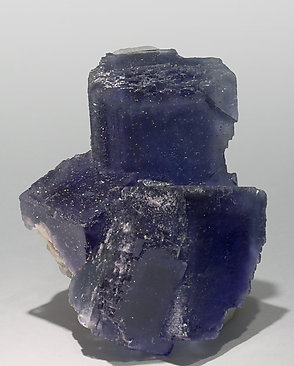 Fluorite with Chalcopyrite. 