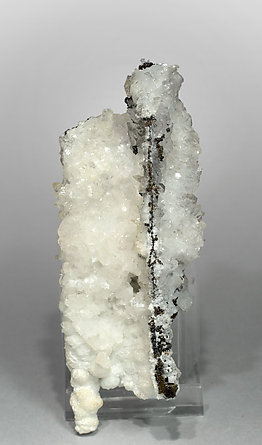 Descloizite with Calcite. Rear