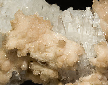 Olmiite with Calcite. 