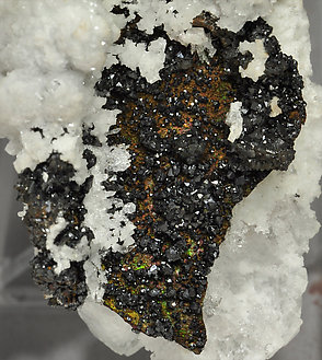 Descloizite with Calcite. 