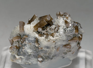 Pyromorphite with Quartz. Rear