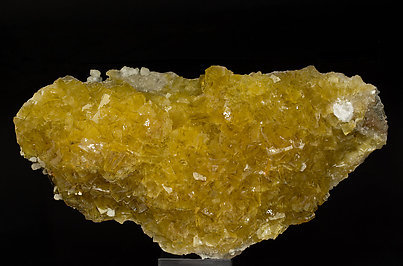 Fluorite with Calcite. Front