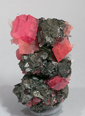 Rhodochrosite with Tetrahedrite. Front