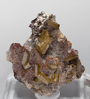 Wulfenite with Dolomite. 