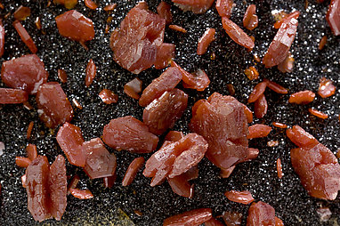 Vanadinite with Mottramite. 