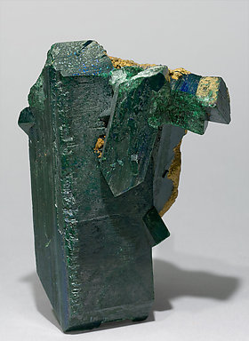 Malachite after Azurite. 