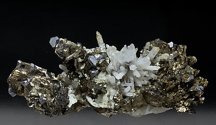 Pyrrhotite with Galena and Quartz. 