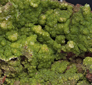 Duftite with Calcite. 