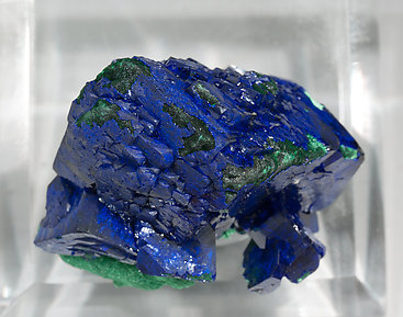 Azurite with Malachite. Top