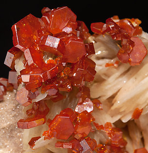 Vanadinite with Baryte. 