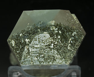 Cuarzo con Clorita, adularia y Moscovita. Vista superior