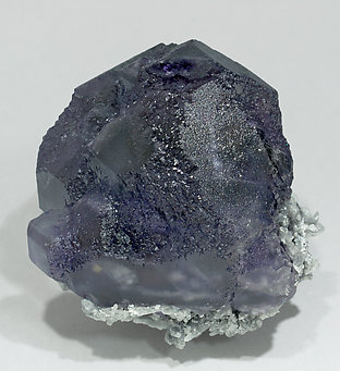 Fluorite with Quartz. Front