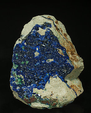 Azurite with Malachite. 