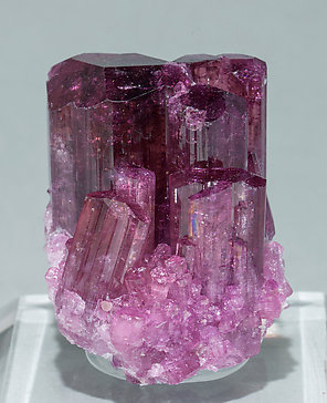 Elbaite (variety rubellite). Front