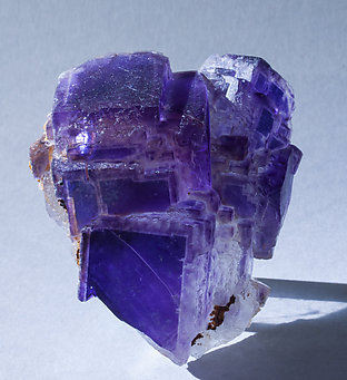 Fluorite. Light behind